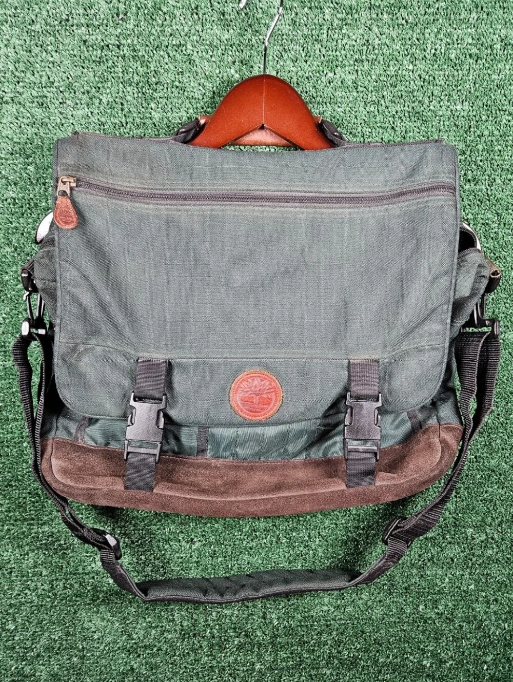 Vintage Timberland Weather Gear Messenger Bag / 16
